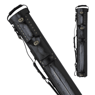 Instroke IST35 Tooled Cue Pool Cue Case - 3x5 - Black