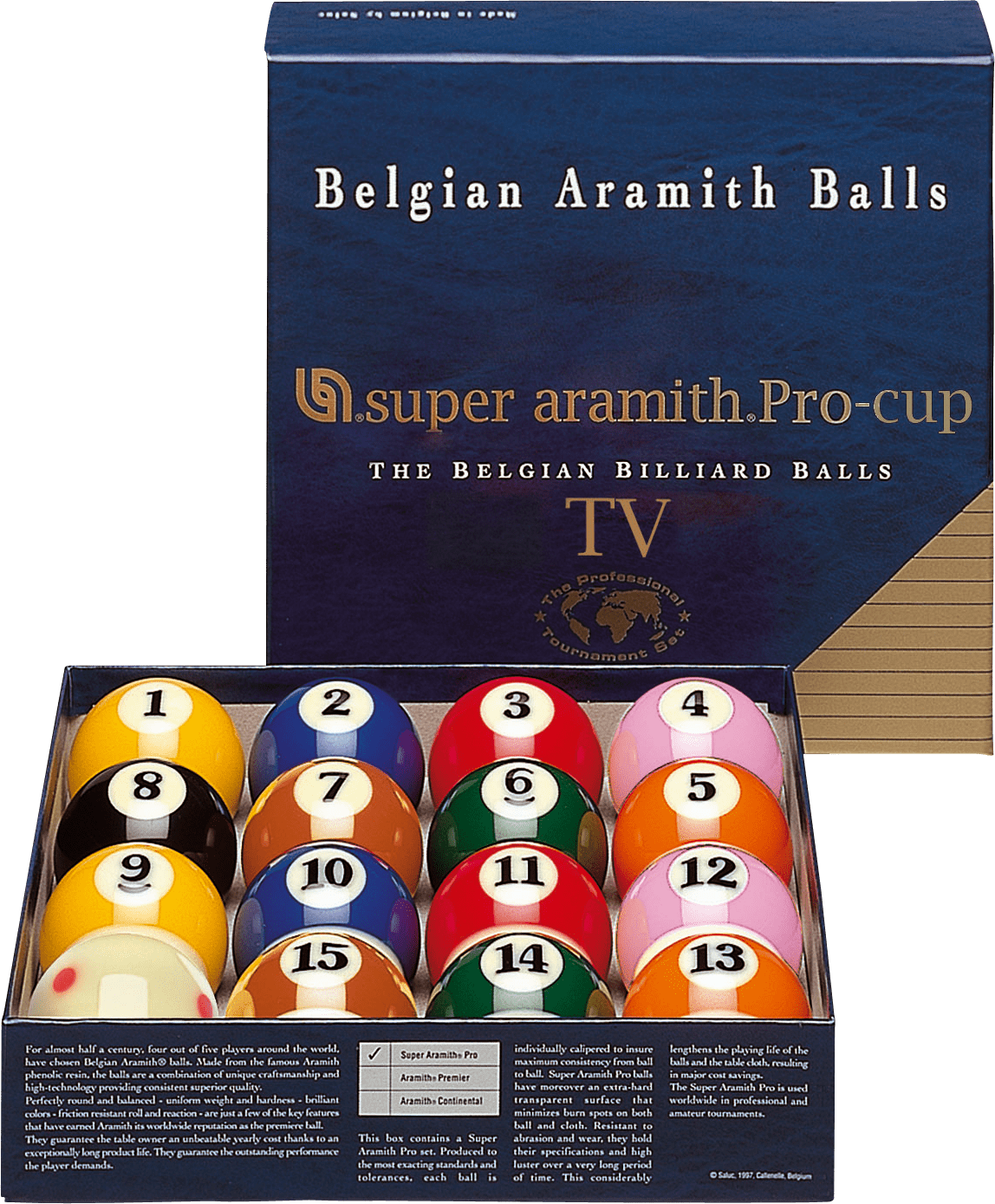 Aramith BBSAPTV Super TV Pro Cup Ball Set