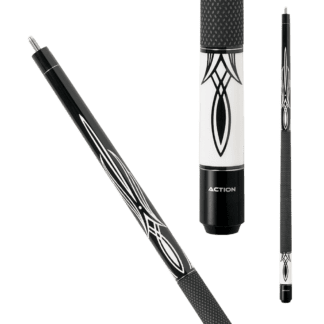 Action BW01 Black and White Pool Cue